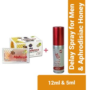 Delay Spray for Men 12ml Free 5ml Aphrodisiac Honey