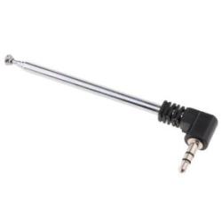 2 Universal 90 mm 4 Sections Telescopic Radio Antenna for