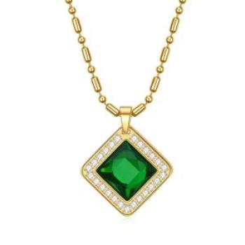 2024 Jewelry New volcanic energy stone titanium steel diamond rare earth permanent magnet pendant wh