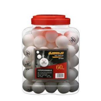 Ping Pong Balls 60pcs Elastic Impact Resistant Table for Recreational White