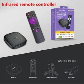Android 13 Smart TV StiH313 Quad Core 2,4G 5G Dual WiFi Support OTA 8K Media Player TV Receiver BT5,