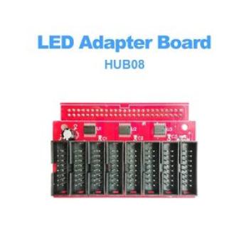 HUB08 board , Single & double color full-color LED screen display control card data nsfer board, P10
