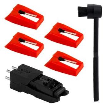 Player Needle Replacement, 4Pcs Diamond Record Player Stylus Needle,For Crosley Victrola ION Player