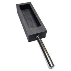 Gold Silver Graphite Ingot Mold Mould Crucible for Melting Casting Refining with Metal Bar 1Kg
