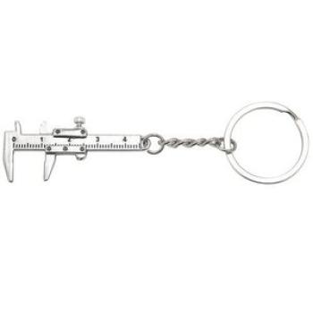 Useful Mini Vernier Caliper Tool Pendant Slider Slides Keyri
