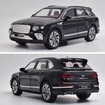 1/24 Scale Bentley Bentayga Diecast Car Model Toy, Pull Back Toy Vehicle with Sound and Light for Ki