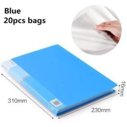 30 60 80 Pages A4 File Folder Music Examination Paper Organizer Storage Bag Desk Document Bags Sheet