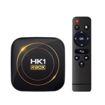 HK1 RBOX-H8S 4K Ultra HD Android 12.0 Smart TV Box With Remote Control, 4GB+64GB(EU Plug)