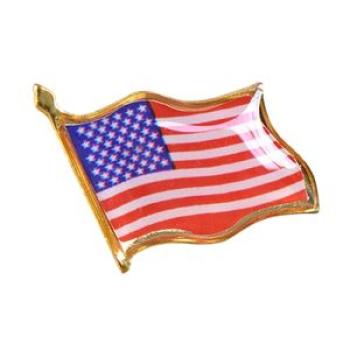 American Flag USA National Flag Star Lapel Pins Brooch Badge Alloy New,A NO5122