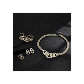 Wedding Bridal Jewelry Fivepiece Set With Diamonds