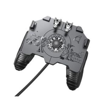 Four-finger Rechargeable Fast Shooting Controller-Black