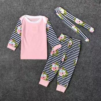 Baby Girls Outfit Set Pink