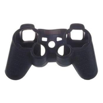 Silicone Skin Case Compatible with Sony PS3 Controller, Black