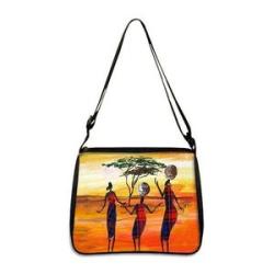 Africa Painting Art Impression Exotic Style Shoulder Bags African Dancer Clutch Handbag Afro Oil Pai