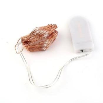 4M 40 LEDs Battery Operated LED String Lights With Milky White Battery Case