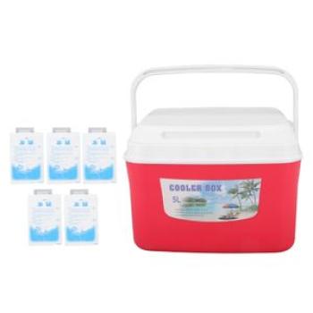 Warmer Cooler Constant Temp Long Lasting Portable Refrigerator Box with Handle for Food Medicine Car