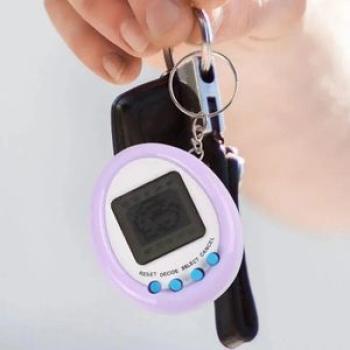 1Pcs 90S Nostalgic Tamagotchi Electronic Pets Console Kid’s Toy Portable Keyring Funny Virtual Cyber