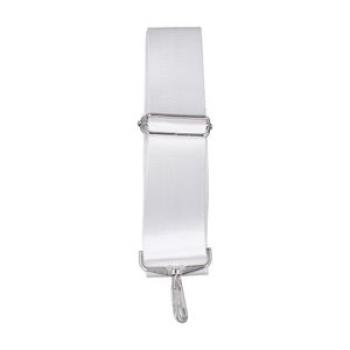 Tennis Net Center Strap Adjustable Height Tennis Net Straps Stainless Steel Buckle White