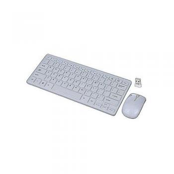 Wireless Keyboard & Mouse Combo - White