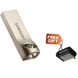 Metallic USB 3.0 Pendrive - 32GB Gold + Free OTG Adapter