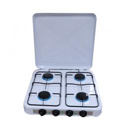 Table Top Gas Cooker - 4 Burner White