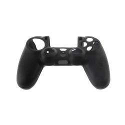 Silicone Rubber Case Skin Cover For Sony PS4 Controller Grip Handle Console-Black