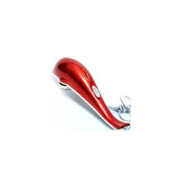 3-in-1 Handheld Deep Tissue Dolphin Massager with Infrared Light - Red