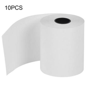 10 PCS 58mm 57mmx30mm 0.03mm Thickness Thermal Paper