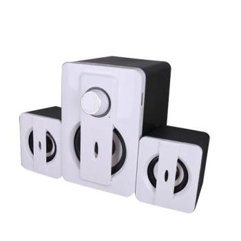 X3000 Stereo Heavy Bass Bluetooth Speaker, Support TF Card / USB / AUX / FM (White)