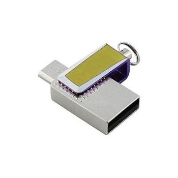 mini Dual USB 3.0 Pen Drive - 32GB Gold