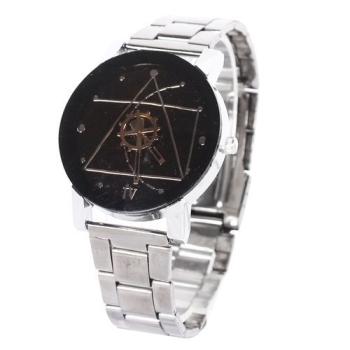 Stainless Steel Analog Wrist Watch - Silver