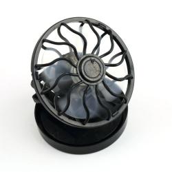 New energy saving Clip-on Solar Cell Fan Sun Power energy Panel Cooling Black black
