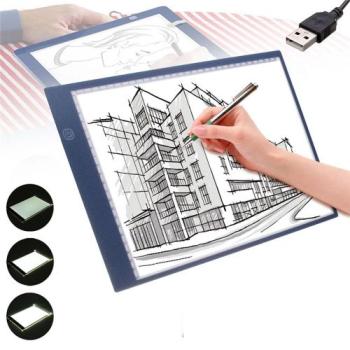 A4 USB LED Artist Tattoo Stencil Board Light Box Tracing Drawing Board Pad Table