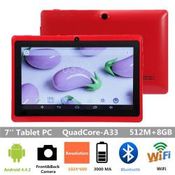 7 Google Android 4.4 Duad Core Tablet PC 1GB+8GB Dual Camera Wifi Bluetooth
