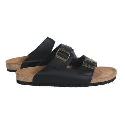 Double Strap Slippers - Black