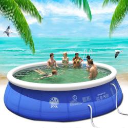 2pcs Outdoor Inflatable Swimming Paddling Pool Garden Family Pools Kids & Accessories