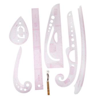 6pcs Sewing French Curve Ruler Measure Sewing Dressmaking Tailor Ruler Set