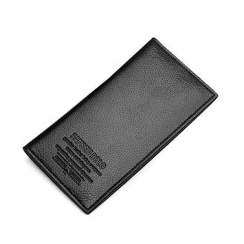 Gold Tree Long Wallet - Black