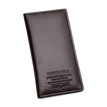 Gold Tree Long Wallet - Coffee Brown