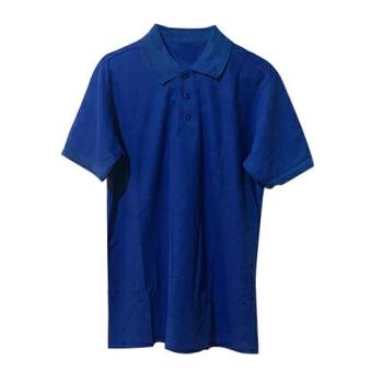 Short Sleeves Polo Shirt - Blue