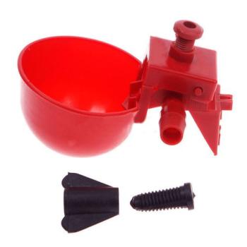 20Pcs Automatic Bird Coop Feed Poultry Chicken Fowl Drinker Water Drinking Cups