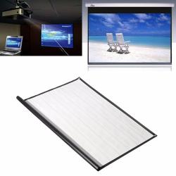 84 inch Foldable Projector Pull-Up Screen Home Projection Cinema 16:9 Theater