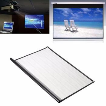 84 inch Foldable Projector Pull-Up Screen Home Projection Cinema 16:9 Theater