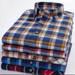 Checkered Long Sleeve Shirt - 5 Pack - Multicolour