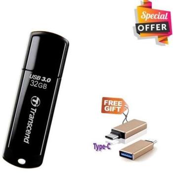 3.0 Pendrive - 32GB - Black + Free Type-C OTG Adapter