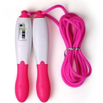 Jumping Rope- Pink/White