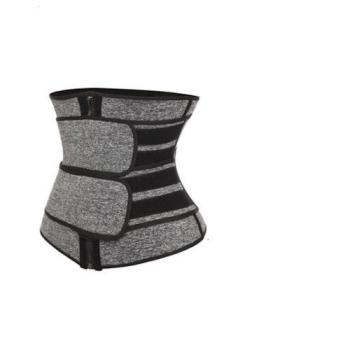 Back Support Belt Waist Trainer - Black/Grey