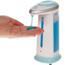 Touch-Free Automatic Sensor Liquid Soap/Sanitizer Dispenser - 400ml Blue/White