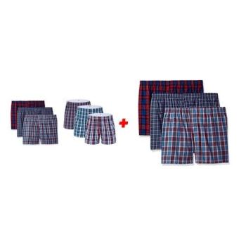 9 Pack Of Boxers - Multi- Color