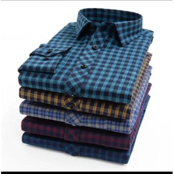Checkered Long Sleeve Shirt Set - 5 Pieces - Multicolour